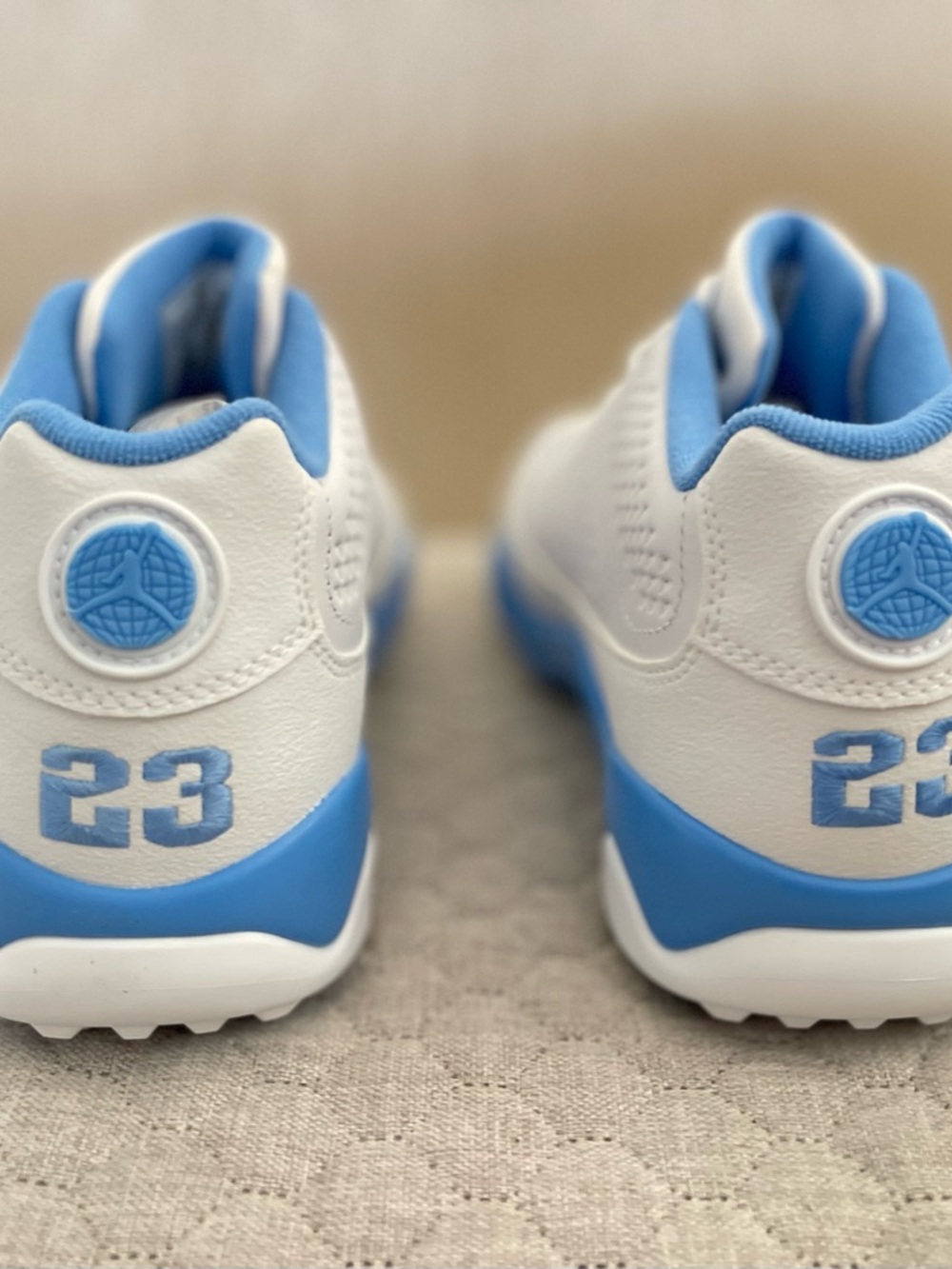 Nike Air Jordan 9 Retro Low G Golf UNC University Blue FJ5934-101 Men’s NEW - Picture 6 of 8